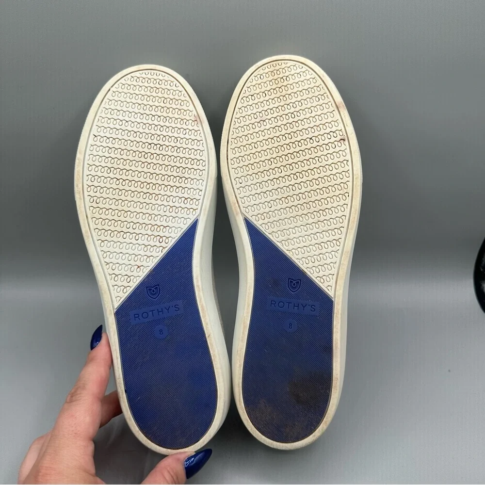 Rothy's Women Size 8 The Original Sand Round Toe Casual Slip On Sneaker